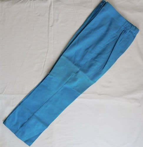Vintage 1960s blue twill slacks Age 12 UNUSED Ladybird girls trousers IMPERFECT